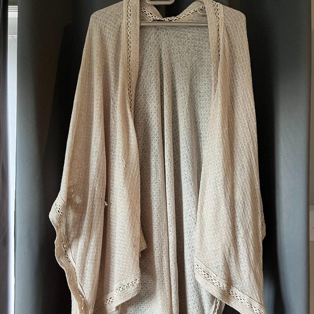 Boho Knit Shawl